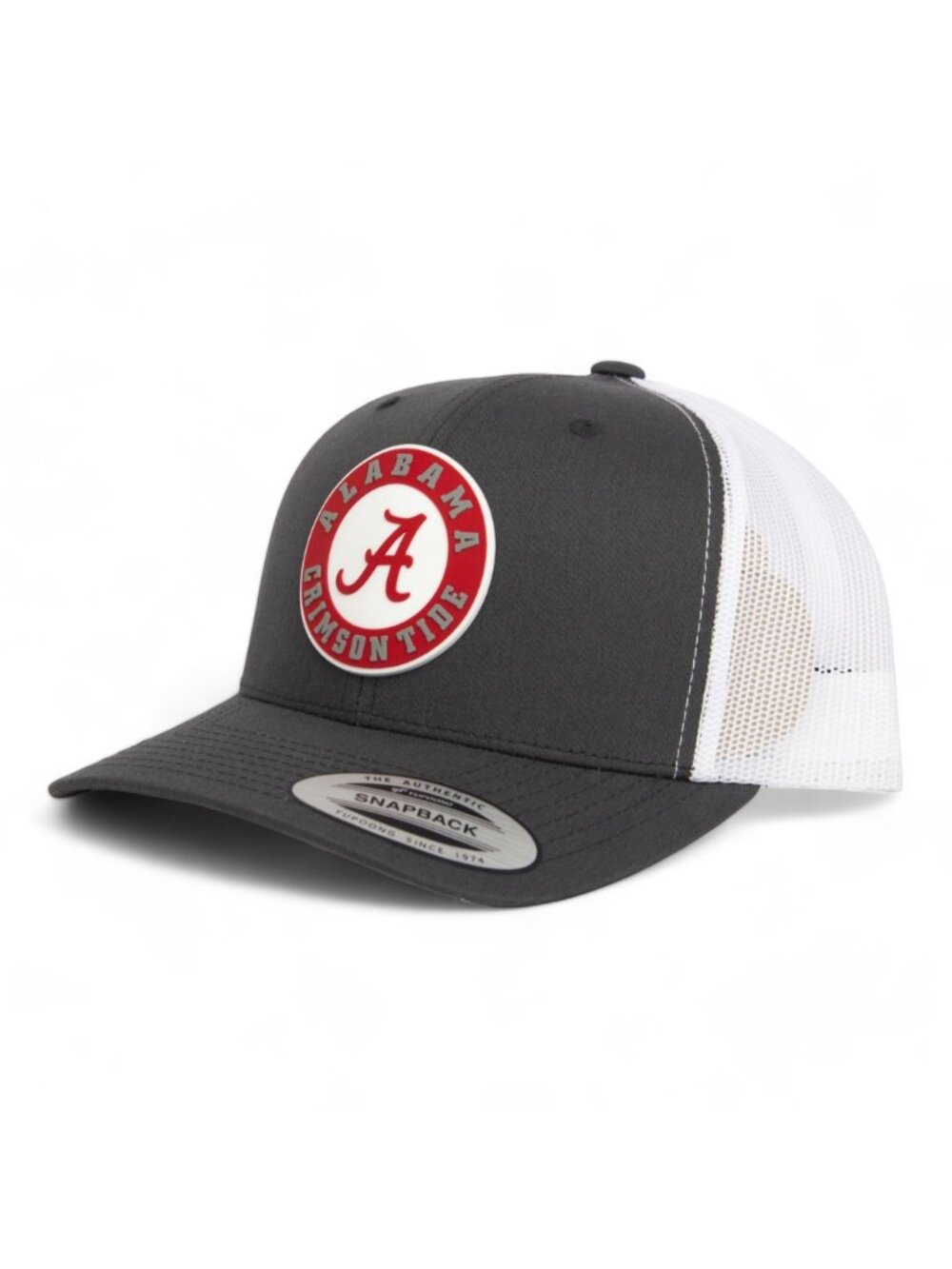 Alabama Crimson Tide YP Snapback Hat- Charcoal/ White